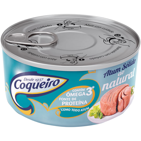 ATUM COQUEIRO 170G SOLIDO NATURAL