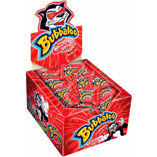 CHICLE BUBBALLO 60UN MORANGO