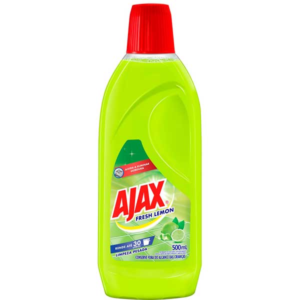 LIMP AJAX LIMP PESADA 500ML FRESH LEMON