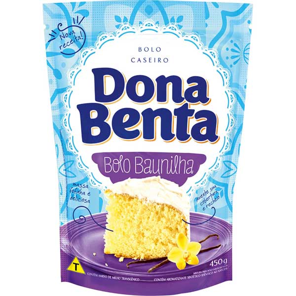 MIST BOLO DONA BENTA BAUNILHA 450G