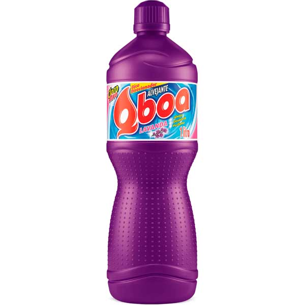 ALVEJANTE USO GERAL COM CLORO LAVANDA QBOA FRASCO 1L