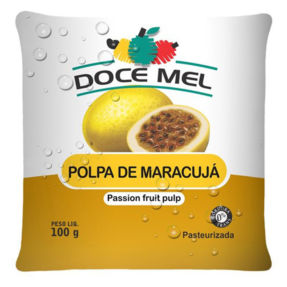 POLPA DE FRUTA DOCE MEL MARACUJA - 100G