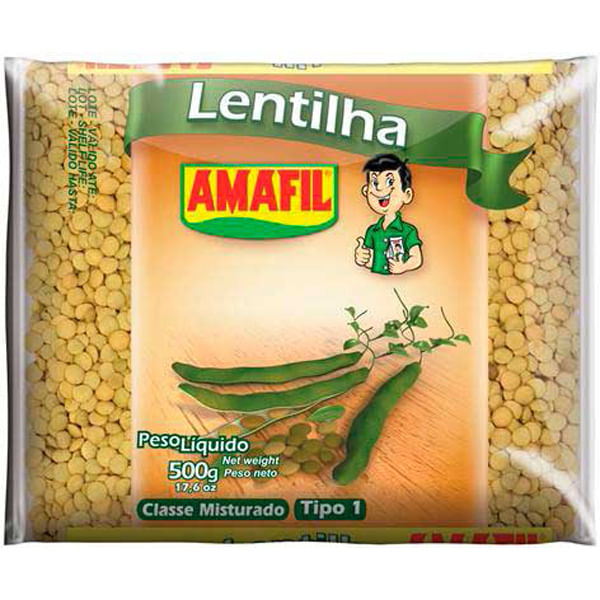 LENTILHA AMAFIL 500G NACIONAL