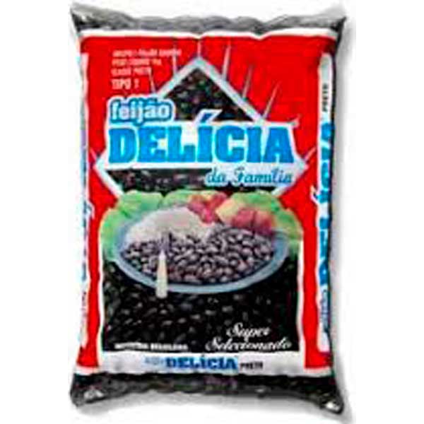 FEIJÃO PRETO DELICIA 1KG