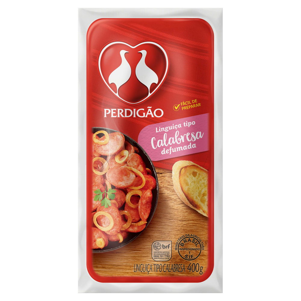 LING TIPO CALABRESA PERDIGAO VACUO 400G