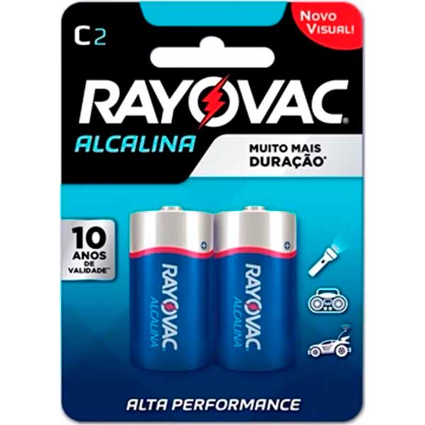 PILHA RAYOVAC ALC MEDIA SM 02UN