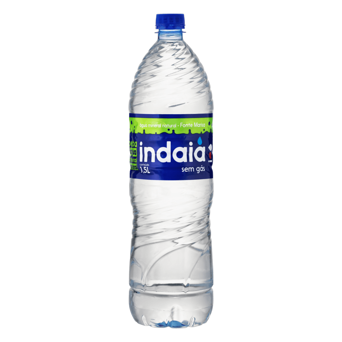 ÁGUA MINERAL NATURAL SEM GÁS INDAIÁ GARRAFA 1,5L