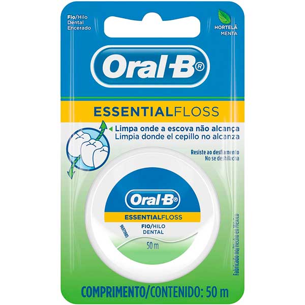 FIO DENT ORAL B ESSENTIAL 50MT MENTA