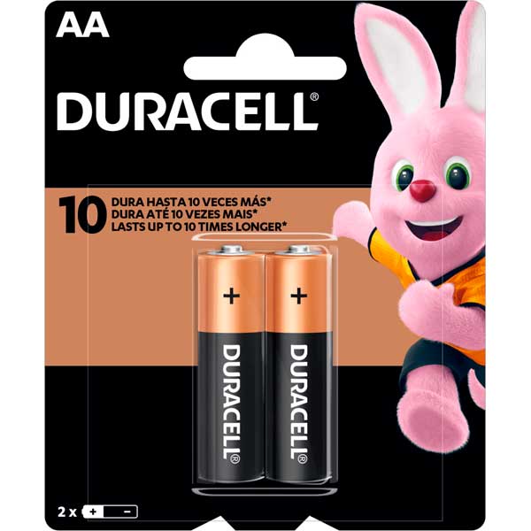 PILHA ALC DURACELL AA PEQ 02UN