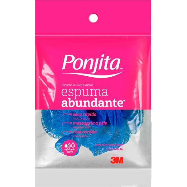 ESPONJA BANHO PONJITA ESPUMA ABUNDANTE
