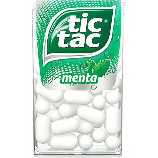 PASTILHA TIC TAC 14X14,5G MENTA