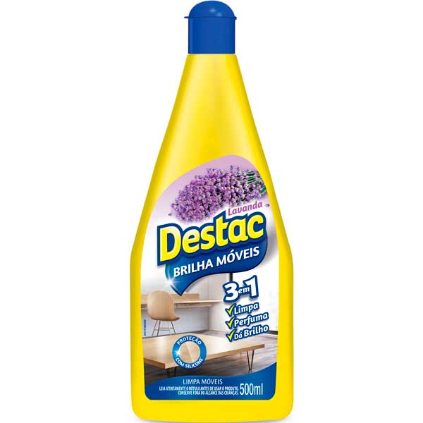 LUSTRA MOVEIS DESTAC 500ML LAVANDA