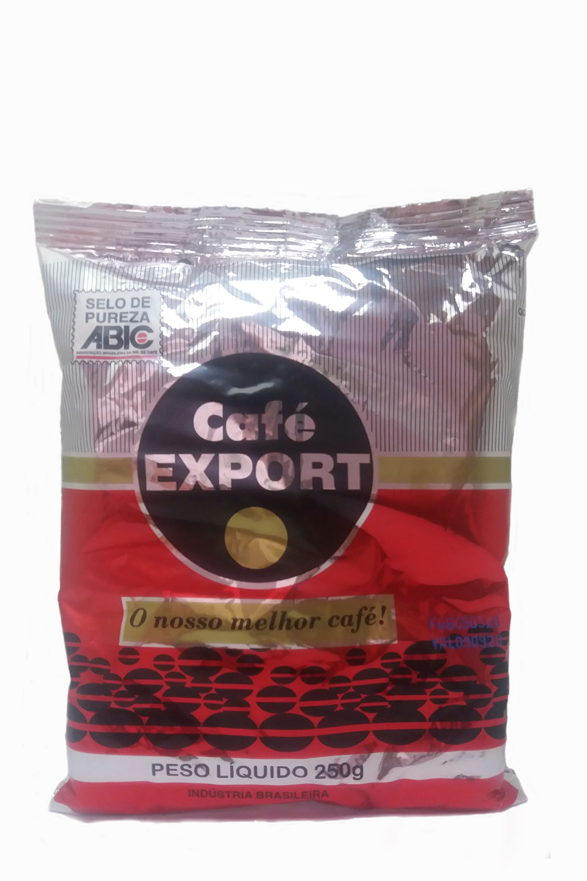 CAFÉ TORRADO E MOÍDO TRADICIONAL CAFÉ EXPORT PACOTE 250G