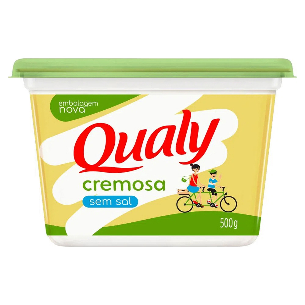 MARGARINA CREMOSA SEM SAL QUALY POTE 500G
