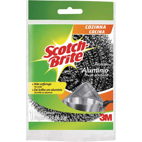 ESPONJA SCOTCH-BRITE DE INOX LIMP PESADA