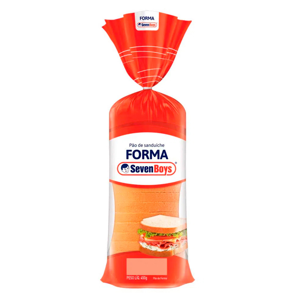 PAO DE FORMA SEVENBOYS 450G TRADICIONAL