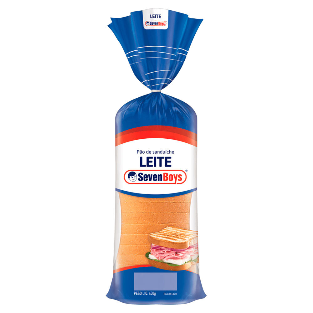 PAO SEVENBOYS 450G LEITE