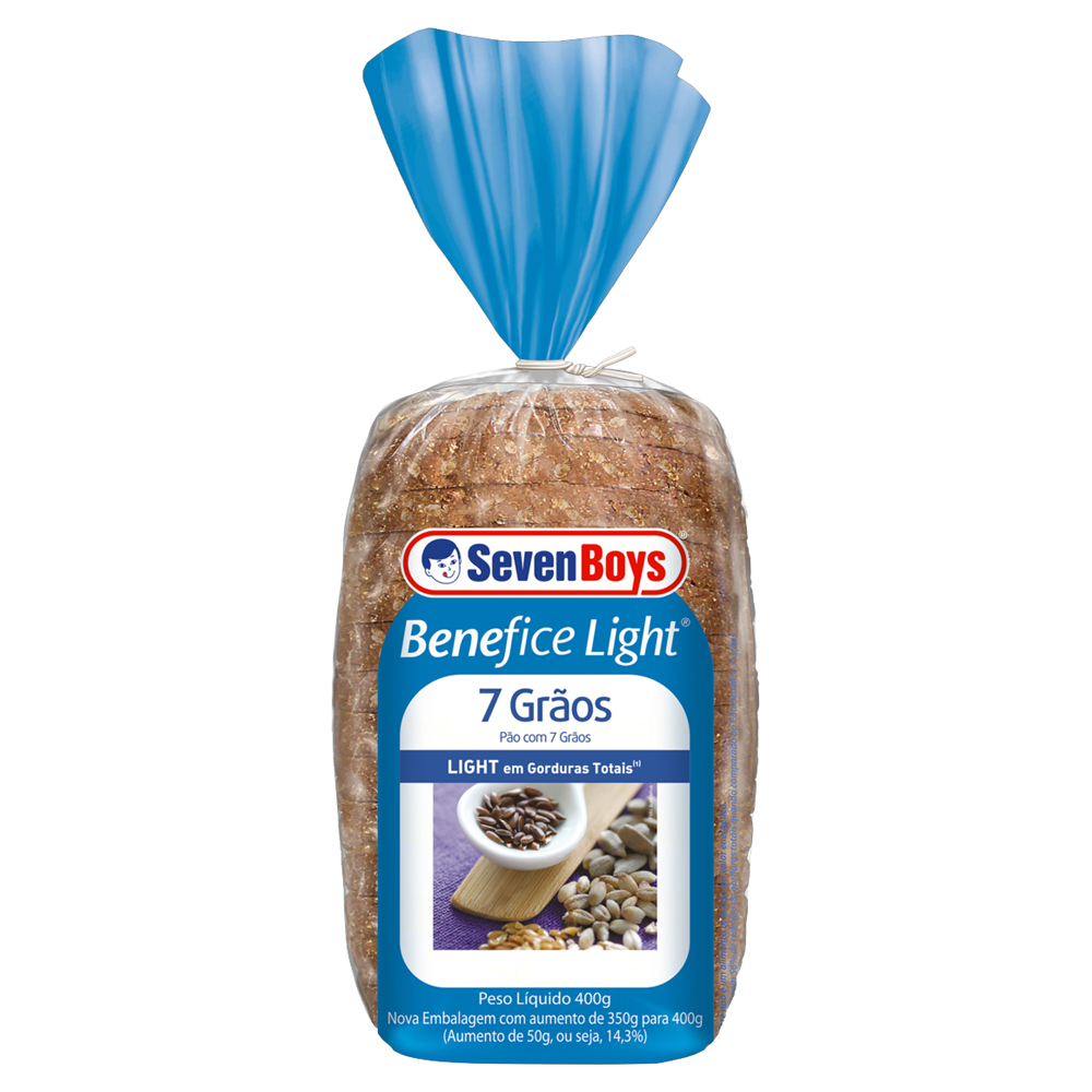 PAO 7 GRAOS SEVENBOYS BENEFICE 350G LIG