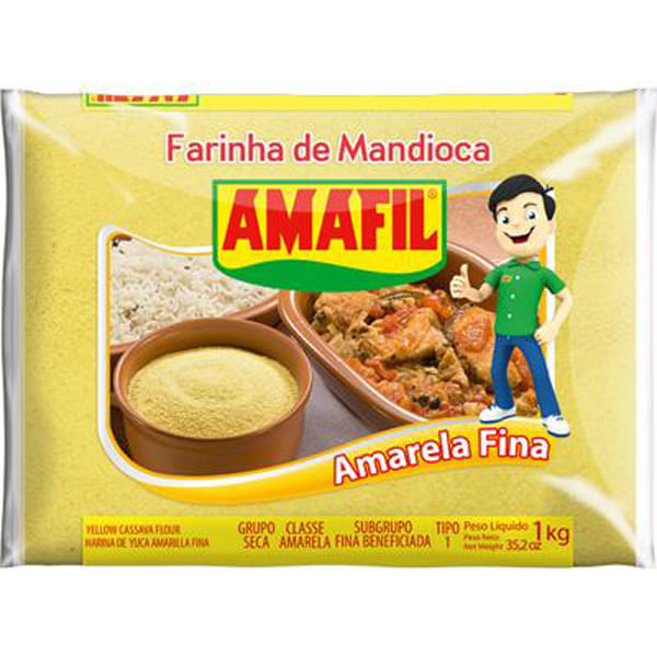 FARINHA DE MAND AMAFIL AMARELA 1KG