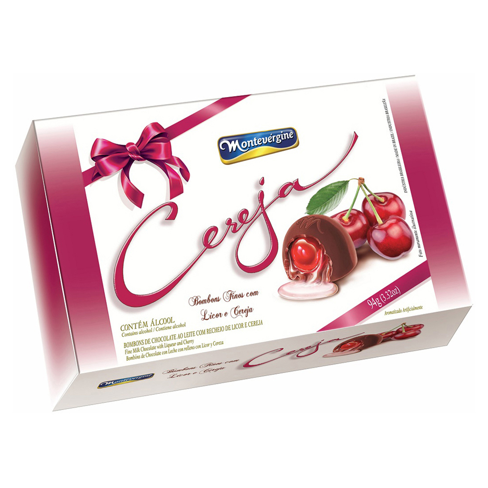 BOMBOM CEREJA MONTEVÉRGINE PACOTE 94G