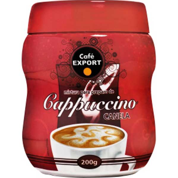 CAPPUCCINO SOLÚVEL EXPORT CANELA 200G