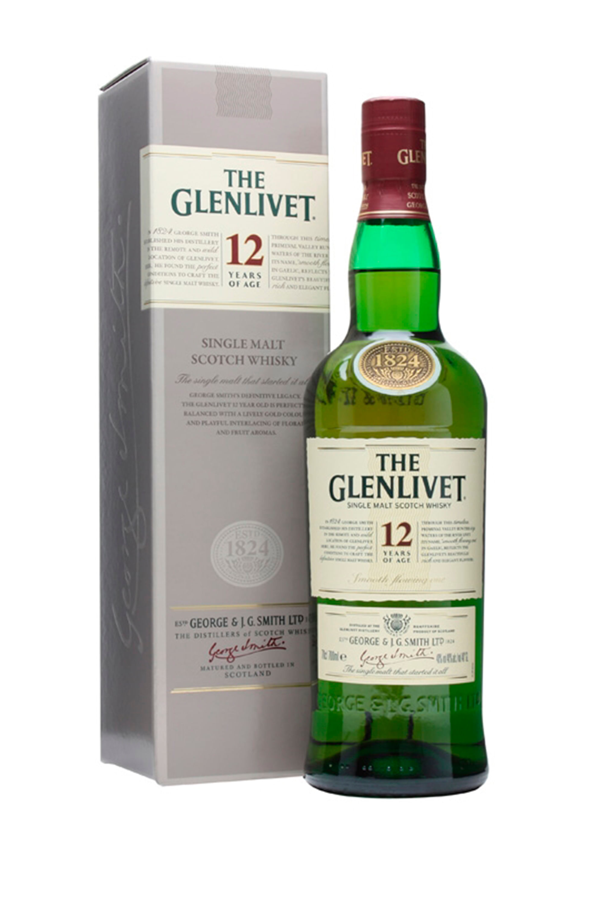 Whisky The Glenlivet Single Malt 12 Anos 1L