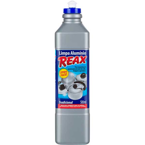 LIMP REAX ALUMINIO TRAD  500ML