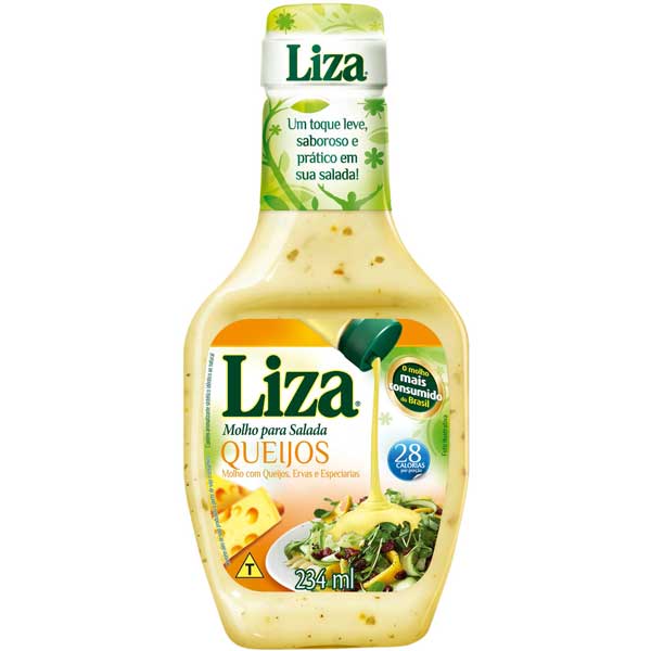 MOLHO P/SALADA LIZA QUEIJO 234ML