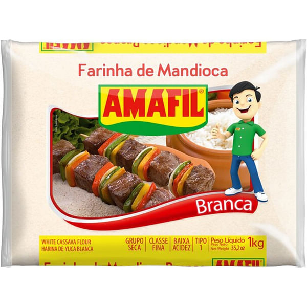 FARINHA DE MAND AMAFIL BCA FINA 1KG