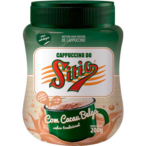 CAPPUCCINO SOLÚVEL TRADICIONAL SITIO POTE 200G