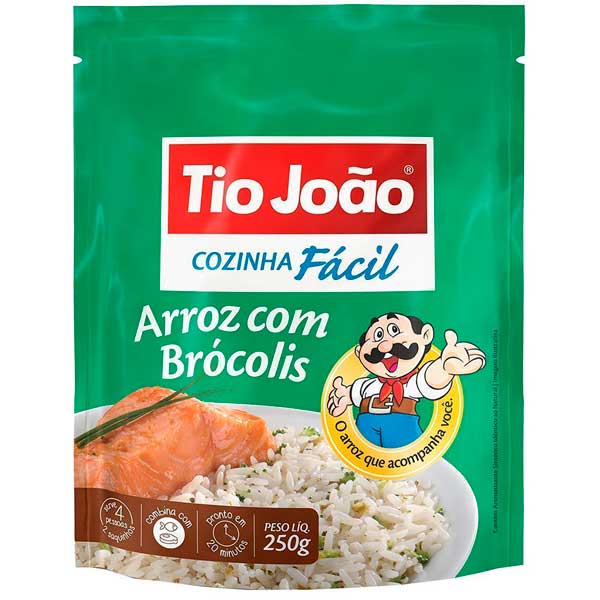 ARROZ TIO JOAO COZ FACIL 250G C/BROCOLIS