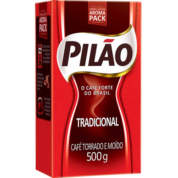 CAFÉ PILÃO TRADICIONAL A VÁCUO 500G