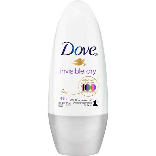DESOD DOVE 50ML ROLL INVISIBLE DRY