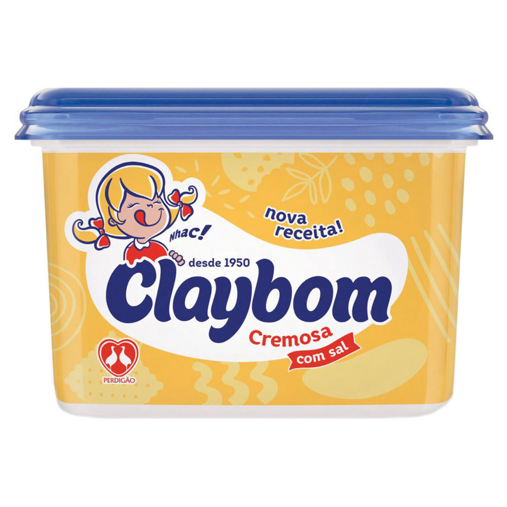 MARGARINA CREMOSA CLAYBOM 500G COM SAL