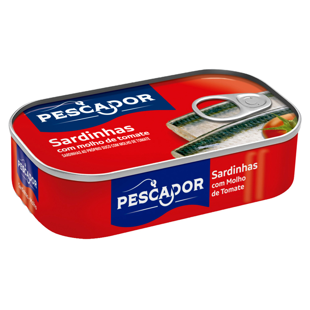 SARDINHA PESCADOR MOLHO TOMATE 125GR 