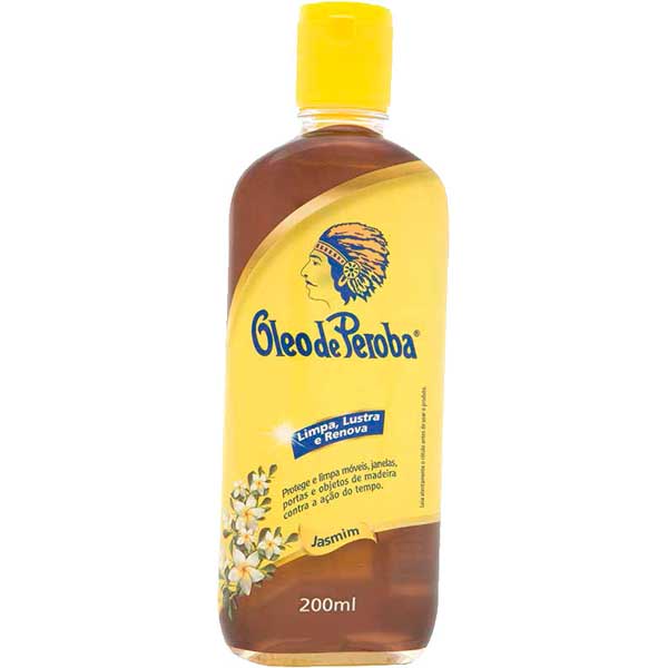 LUSTRA-MÓVEIS JASMIM ÓLEO DE PEROBA FRASCO 200ML