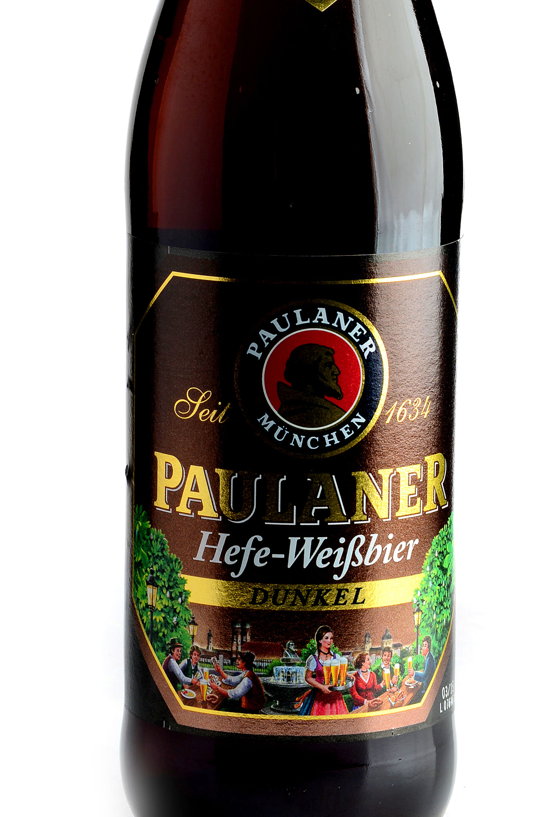 CERVEJA WEISSBIER DUNKEL PAULANER GARRAFA 500ML