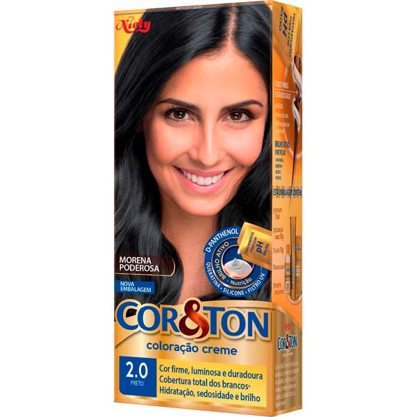 TINT COR&TON PRETO 2 0 50G