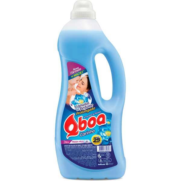 AMACIANTE DE ROUPA DILUÍDO CARINHO QBOA FRASCO 2L