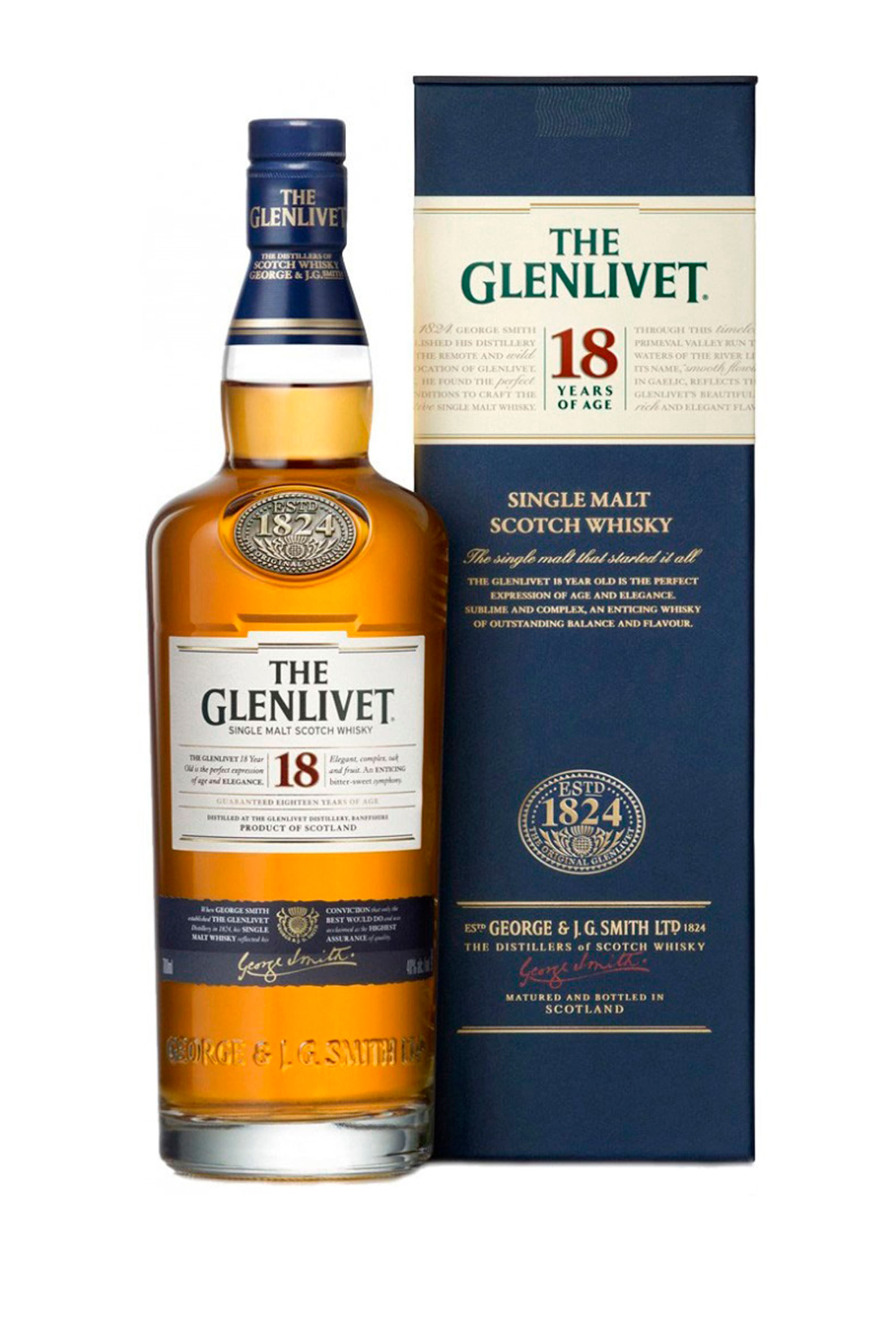Whisky Glenlivet Single Malt 18 Anos 750ml