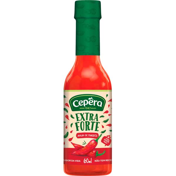 MOLHO PIMENTA CEPERA EX FORTE VERM  60ML