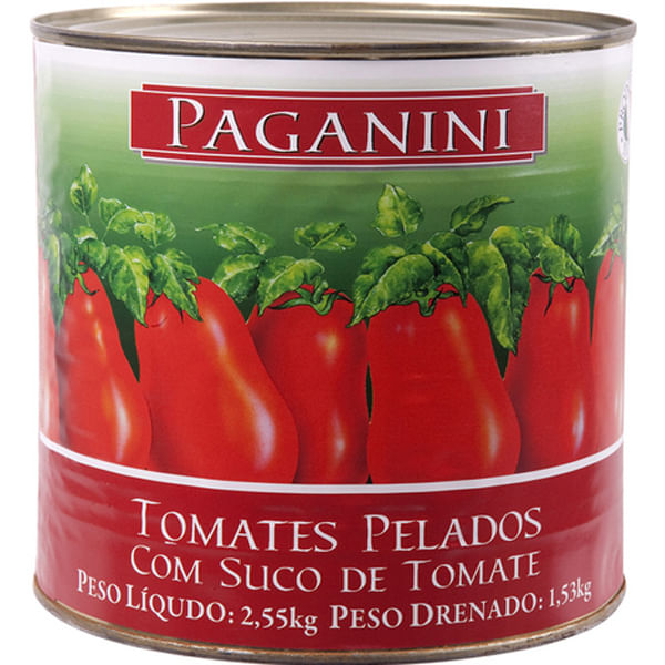 TOMATE PELADO PAGANINI 2,550KG