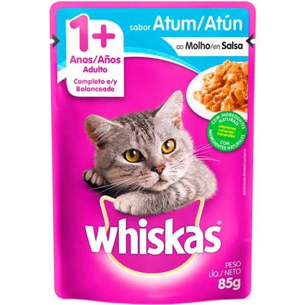 RACAO WHISKAS ATUM 85GR