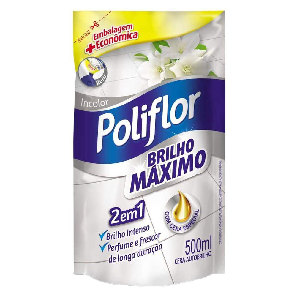 CERA LIQ POLIFL 500ML INCOL BRIL MAX REF