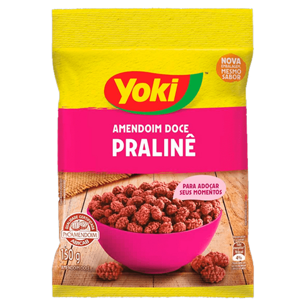 AMENDOIM PRALINÊ YOKI PACOTE 150G