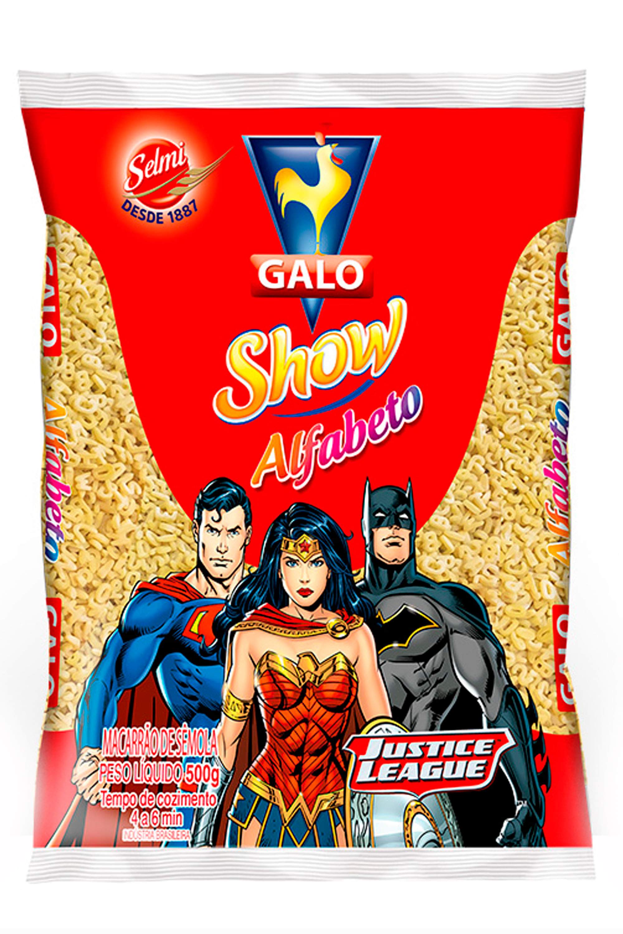 MAC GALO SEMOLA SHOW ALFABETO 500GR