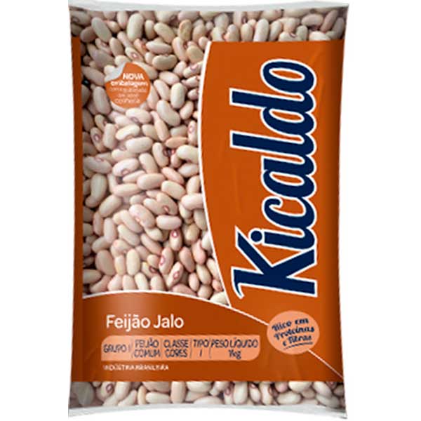 FEIJÃO JALO KICALDO PACOTE 1KG