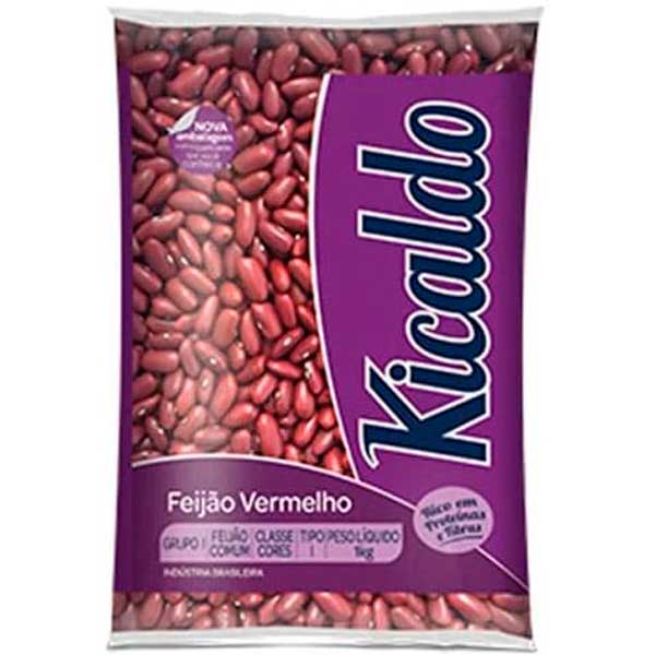 FEIJÃO VERMELHO KICALDO PACOTE 500G