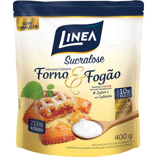 ADOÇANTE EM PÓ SUCRALOSE CULINÁRIO LINEA FORNO & FOGÃO POUCH 400G