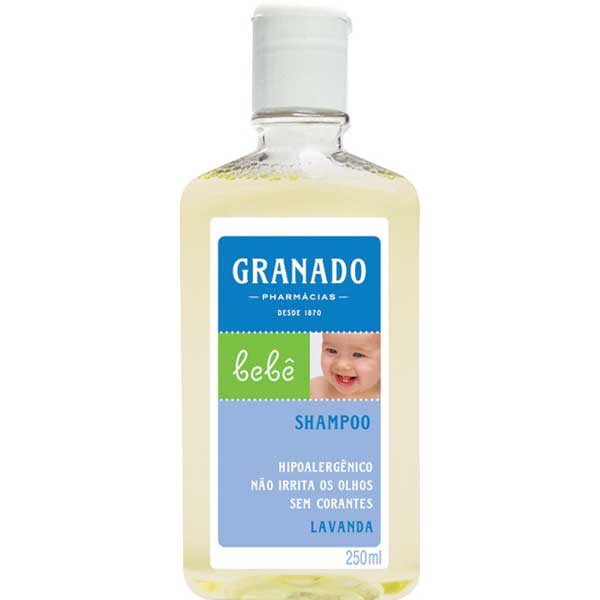 SHAMPOO LAVANDA GRANADO BEBÊ FRASCO 250ML
